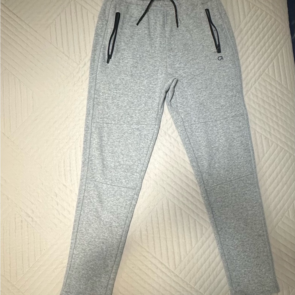 GAP Gray Joggers with Black Details